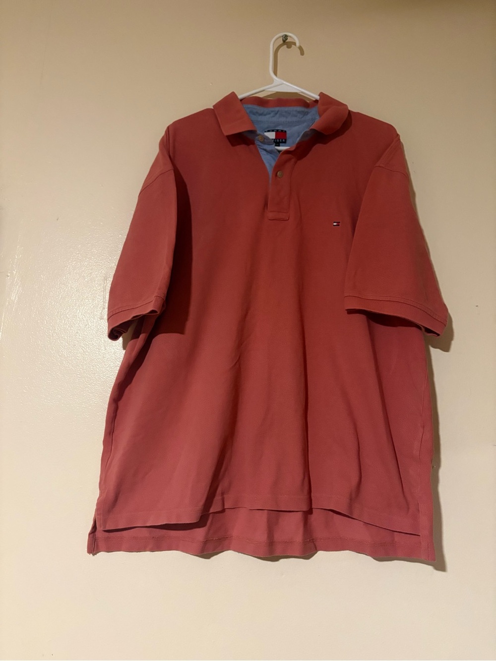 Tommy Hilfiger Men's Rose Red Polo Shirt